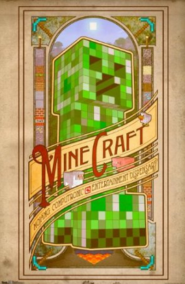 Minecraft poster shipped FREE