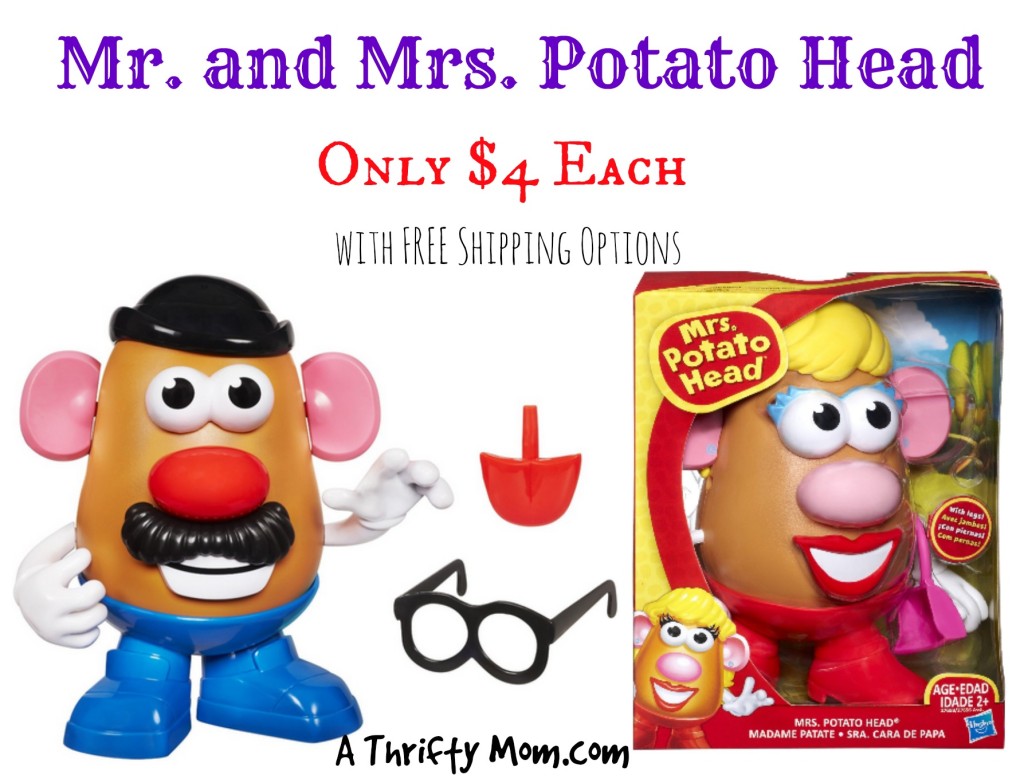 Mr and Mrs Potato Head Only $4 Each #ClassicToys #GiftForKids