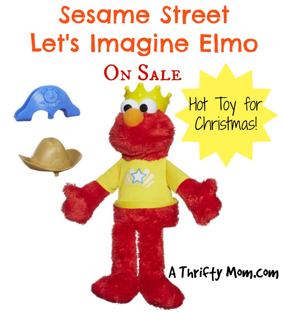 Sesame Street Let's Imagine Elmo Toy On Sale #HotToyForChristmas #GiftForKids