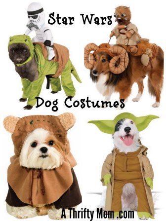 Star Wars Dog Costume - Storm Trooper, Ewok, Yoda, Bantha