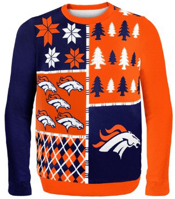 Ugly Christmas Sweater Denver Broncos On Sale Now