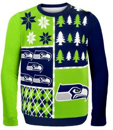 Ugly Christmas Sweater Seattle Seahawks On Sale Now