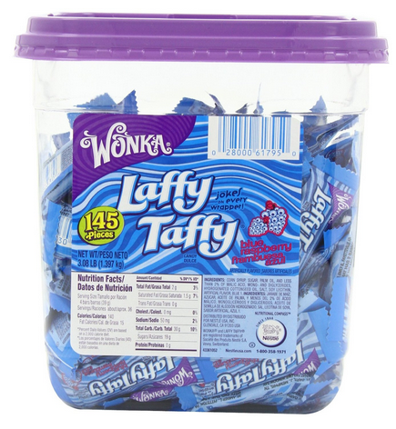 Wonka Laffy Taffy Jar