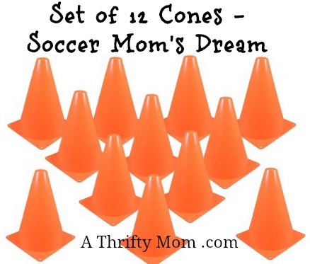 set of 12 cones soccer football sports