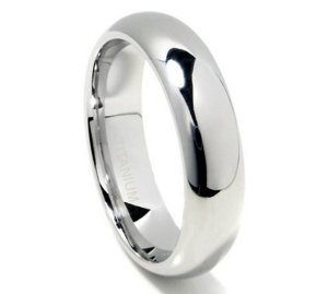 titanium ring wedding band