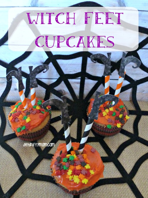 Witch Feet Cupcakes ~ Quick, Easy, Halloween Treats