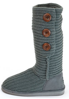 Alpine Swiss Womens Crochet Cardigan Button Boots On Sale $24.99! #Warm&Comfy #Sale