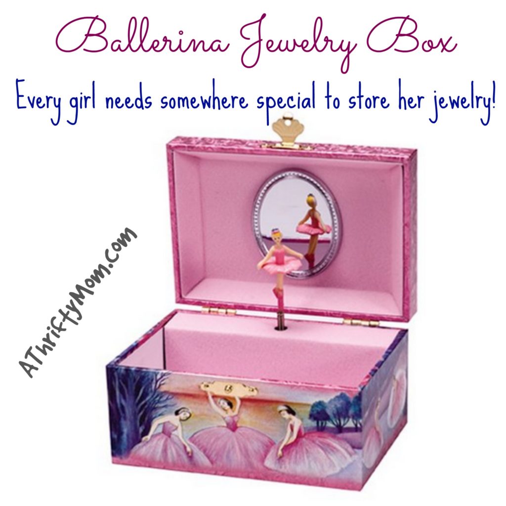 Ballerina Jewelry Box - Every girls needs somewhere special to store her jewelry #GiftForGirls #ChristmasPresentIdeas