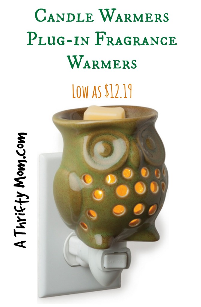 Candle Warmers Plug-in Fragrance Warmers low as $12.19