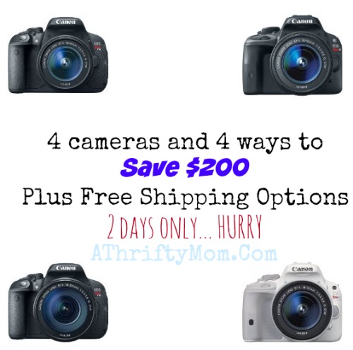 Canon Rebel, 4 ways to save $200 dollars on the best Digital cameras