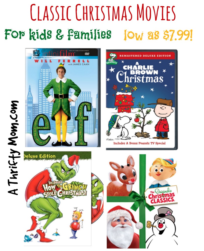 Classic Christmas Movies for Kids & Families low as $7.99 #ChristmasMovies #StockingStuffers
