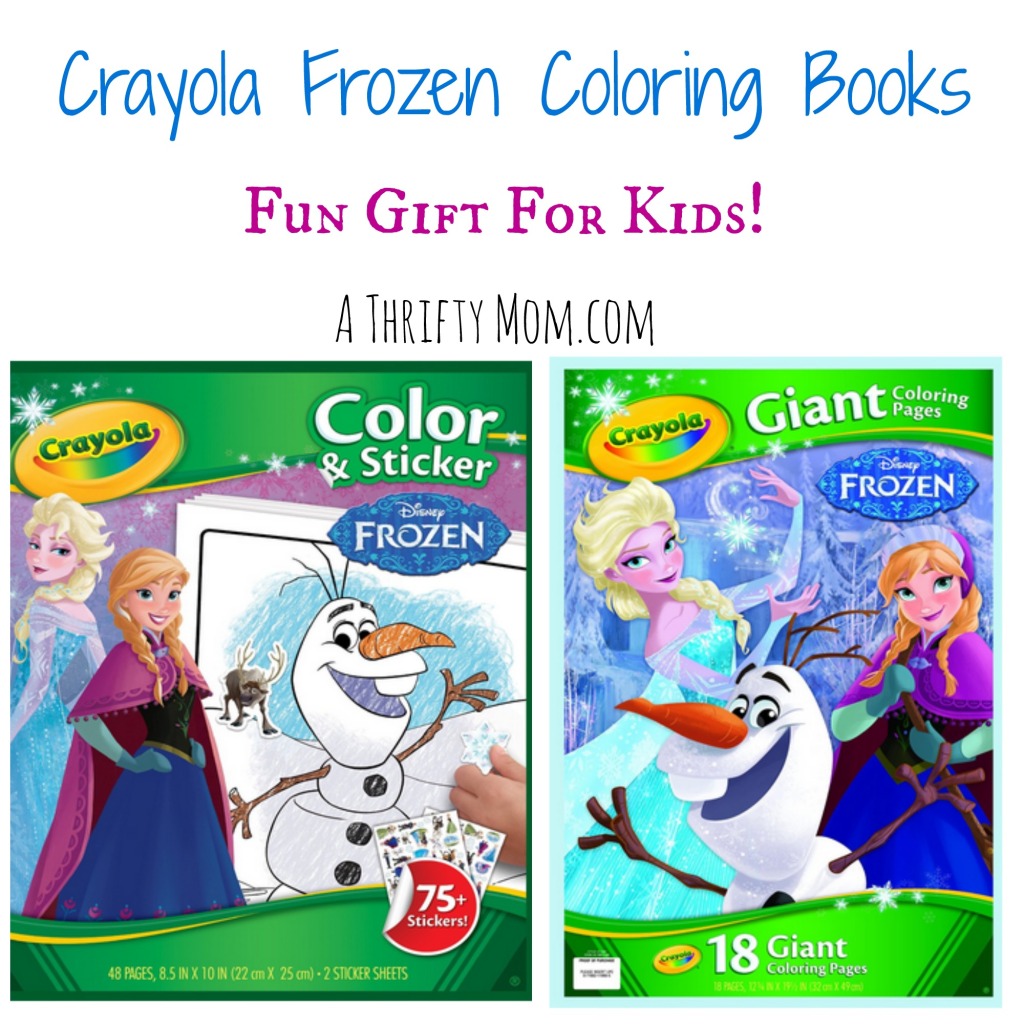 Crayola Frozen Coloring Books - Fun Gift for Kids #FrozenColoring