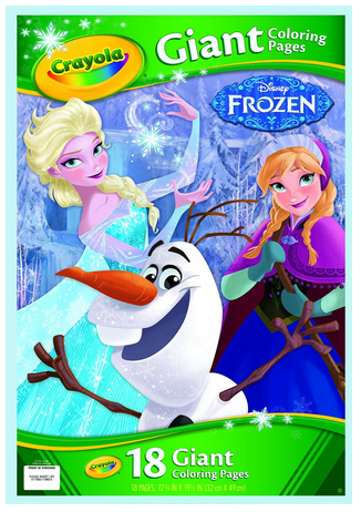 Crayola Frozen Giant Coloring Pages #Frozen #GiftForKids #FrozenColoringPages