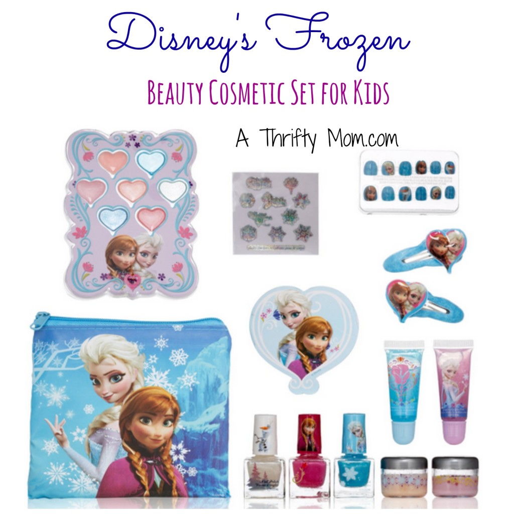 Disney Frozen Beauty Cosmetic Set For Kids #Frozen #GiftForGirls #ChristmasGiftIdea