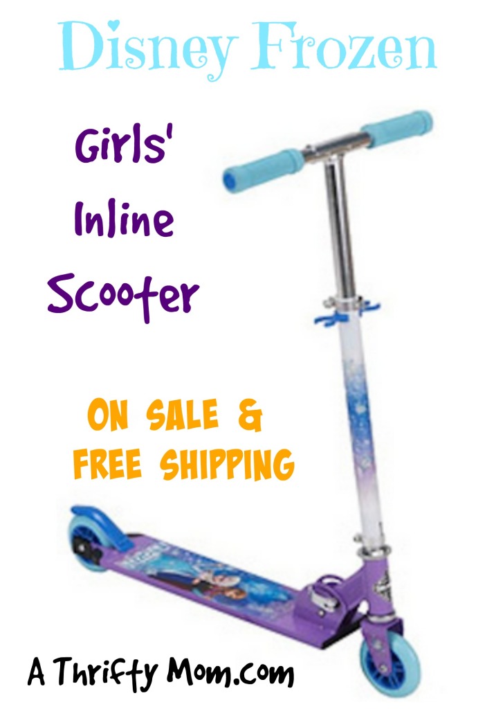 Disney Frozen Girls' Inline Scooter On Sale #Frozen #GiftForKids