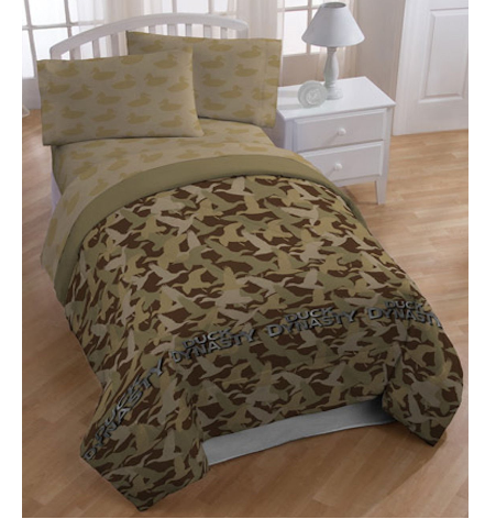 Duck Dynasty Camouflage Comforter #BedroomDecor #DuckDynasty