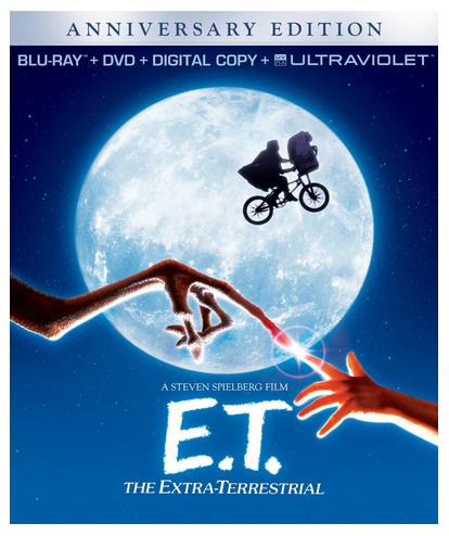 ET The Extra-Terrestrial - Anniversary Edition Blu-ray Combo Pack #ChristmasGift #StockingStuffer #FamilyMovies