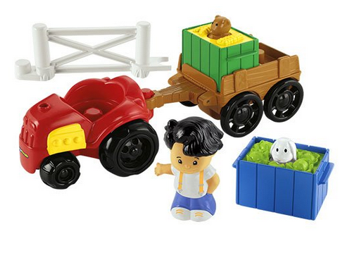 Fisher-Price Little People Farm Tractor and Trailer Playset