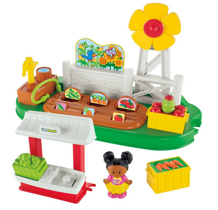 Fisher-Price Little People Growing Garden and Farm Stand Playset