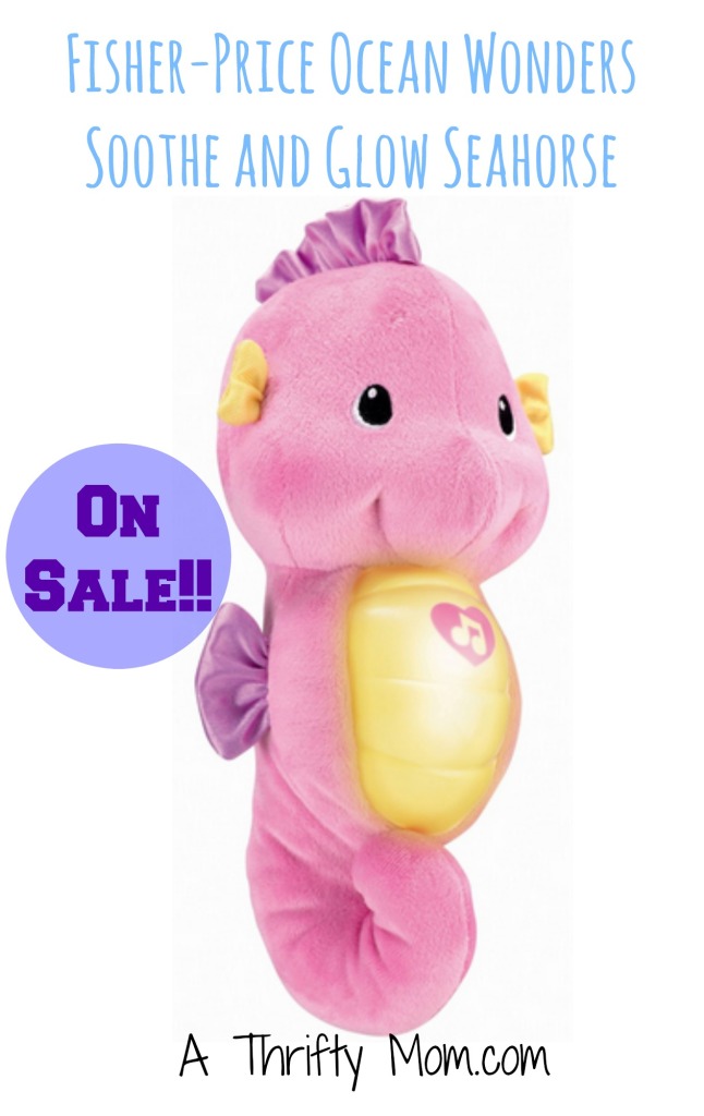 Fisher-Price Ocean Wonders Soothe and Glow Seahorse On Sale #GiftForBaby #Sale