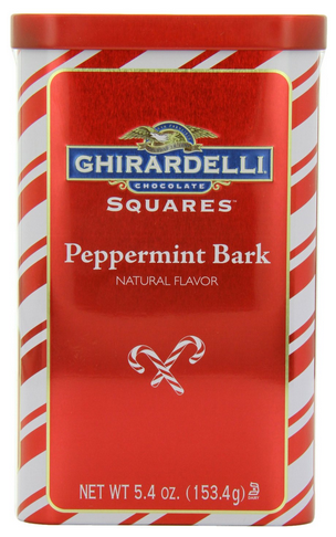 Ghiradelli Chocolate Squares - Peppermint Bark Celebration Tin - Amazon Coupon Deal #ChristmasGiftIdea #StockingStuffer #GiftForTeachers