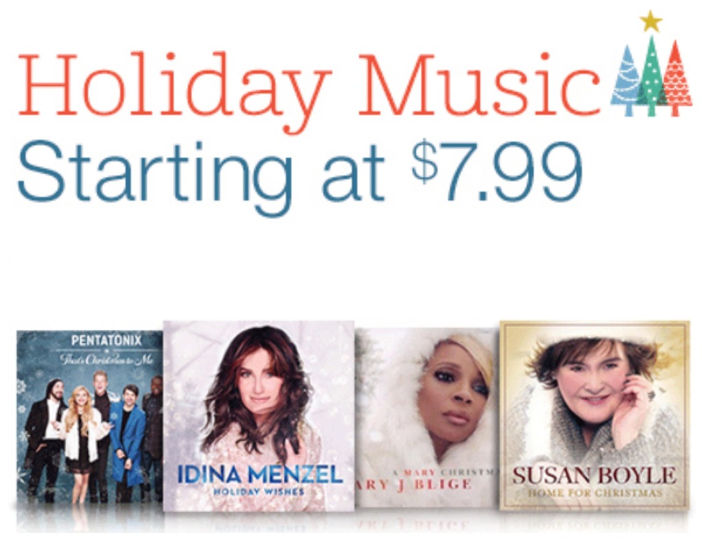 Holiday Music Starting at $7.99 #HolidayCelebrate #HolidayMusic