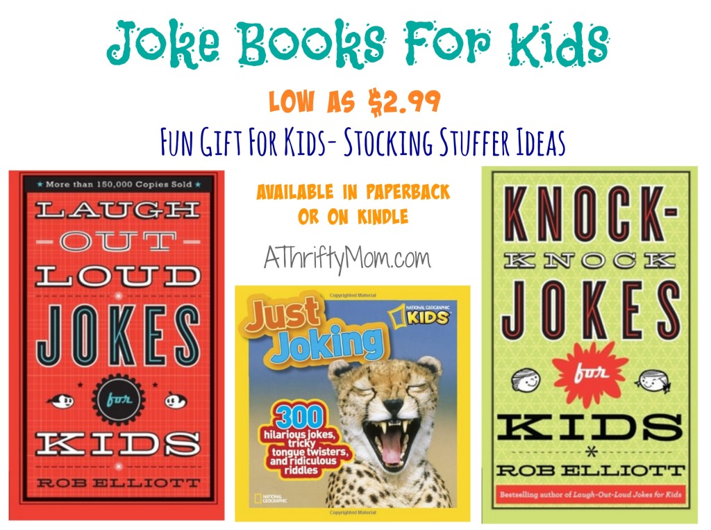 Joke Books For Kids Low as $2.99 - Fun gift for kids #StockingStufferIdeas - Available in paperback or on Kindle