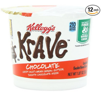 Kellogg's Krave Cereal-in-a-Cup 12pk - Amazon Subscribe & Save Coupon Deal