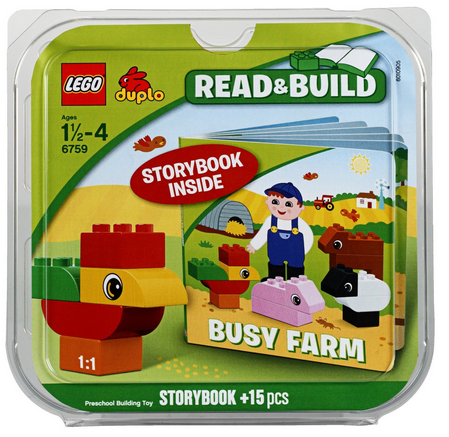 LEGO DUPLO Busy Farm Blocks and Book Set