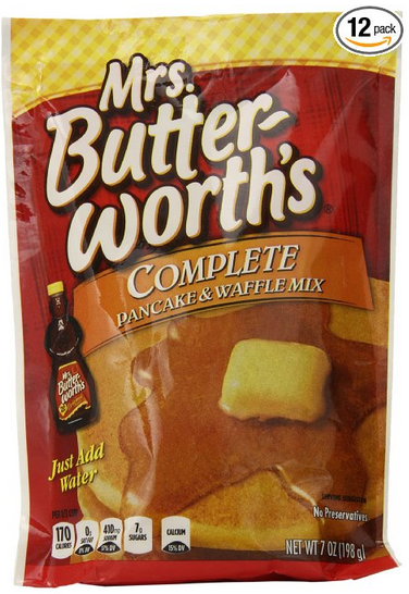 Mrs. Butterworth Complete Pancake Mix 12 pk Coupon Deal #PancakeBreakfast