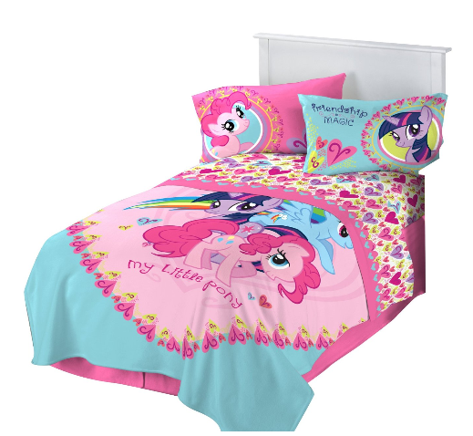 My Little Pony - I Heart Ponies Microraschel Blanket 62x90 #GirlsRoomDecor