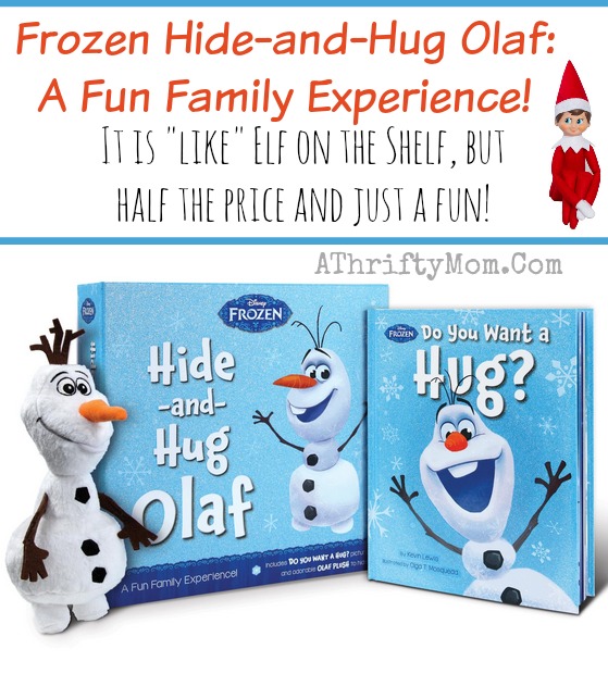Olaf Elf On the Shelf, Hide and Hug Olaf a fun family game for Christmas
