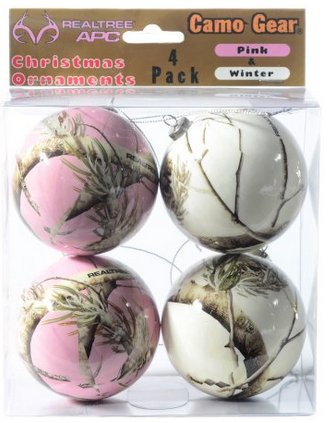 Pink Camo Christmas Tree Ornaments, perfect for the country girl, or Duck Dynasty Fan