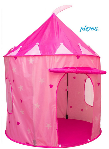 Pink Princess Castle Pop-Up Play Tent #ChristmasGiftForKids