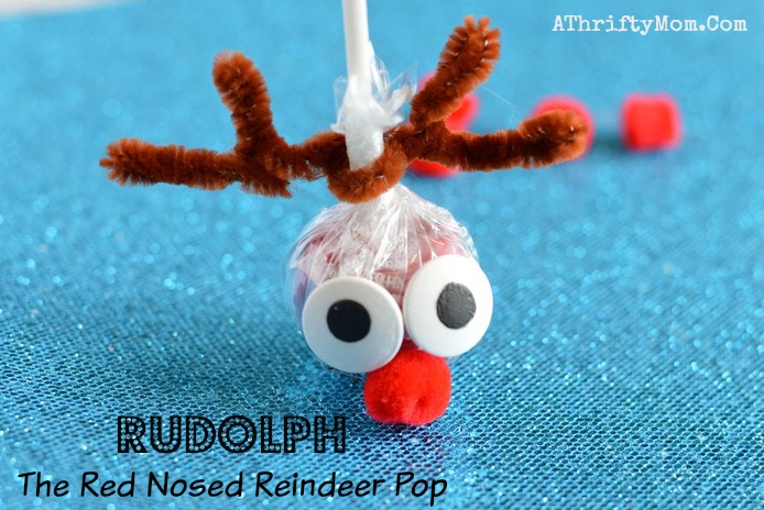 Reindeer sucker, fun christmas craft for kids. Fast Christmas Crafts for Children