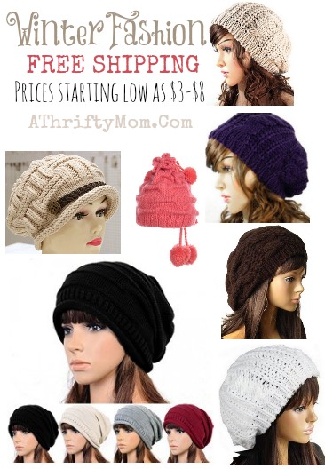 Slouchy hat for women, would make a great gift idea for a tween, teen or Momma, Fashion Deals with free shipping