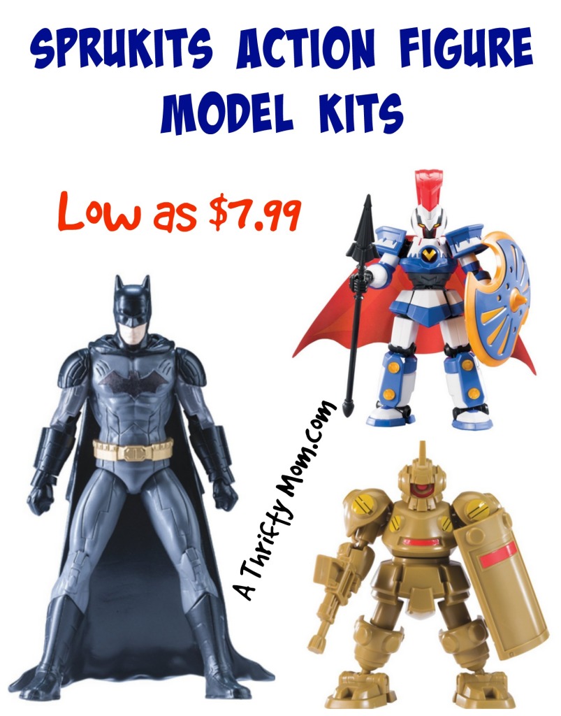 SpruKits Action Figure Model Kits low as $7.99 #GiftForBoys #ChristmasGift