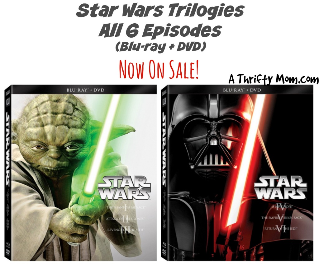 Star Wars Trilogies All 6 Episodes Now On Sale #StarWars #GiftIdea #MovieNight