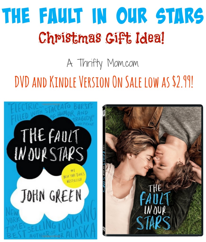 The Fault in Our Stars DVD and Kindle Version On Sale low as $2.99 #ChristmasGiftIdea