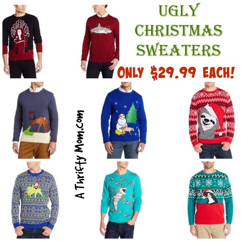Ugly Christmas Sweaters Only $29.99 Each - Perfect for Parties this Christmas Season #ChristmasSweater
