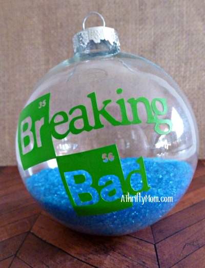 breaking bad inspired ornament, #ornament, #christmas, #breakingbad, #thriftygiftidea, #blue, #ornament, #Christmasornament, #giftidea, #thriftygift