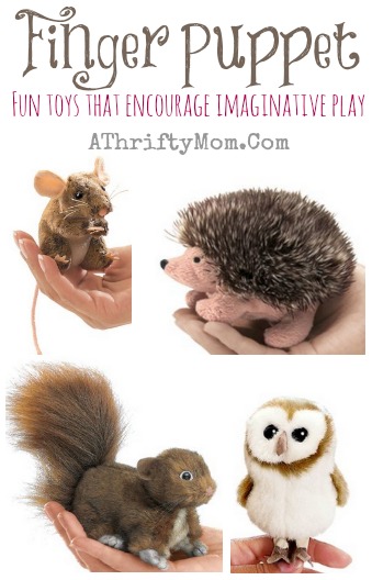 finger puppet hedgehog mouse squirrel and owl fun way to let kids be creative and tell stories, kids toys, gift ideas, quite play ideas
