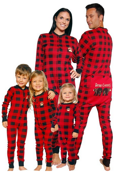 matching family onesie pajamas Christmas gift