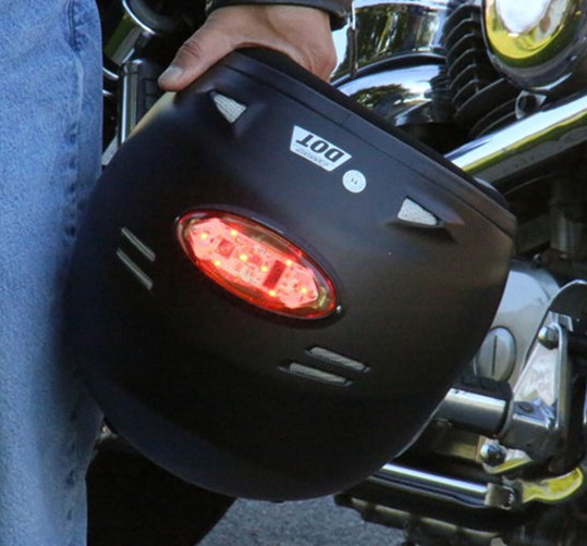 Install a Brake Light on the back of a Motorcycle Helmet – Universal Fit