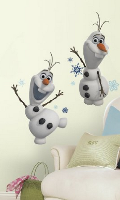olaf wall vinyl decal Frozen Christmas Gift