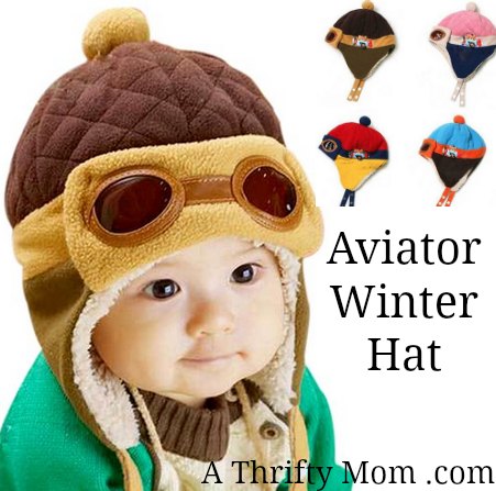 pilot aviator winter hat for toddlers