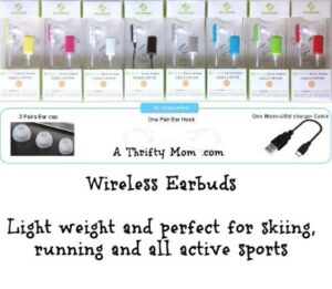 wireless light weight earphones earbuds