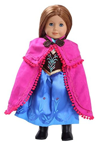 Anna Inspired Doll Clothes for American Dolls