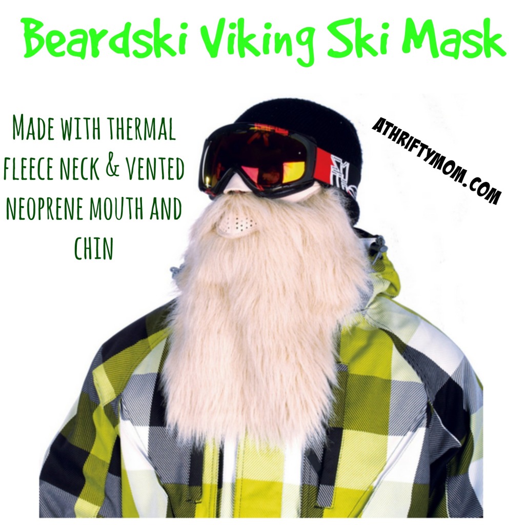 Beardski Blond Viking Ski Mask Only $24.99 #GiftIdea #GiftForSkiers #GiftForSnowboarders