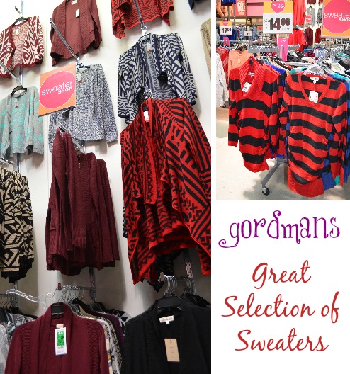 Christmas clothes for less, everything from t shirts to formal wear perfect for your Christmas Party.  All at a fraction of the price #Gordmans  Sweaters
